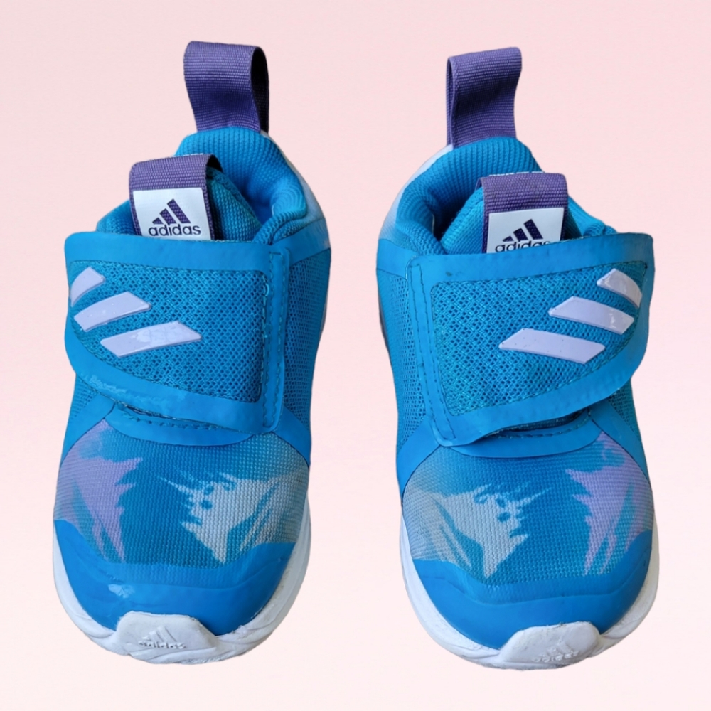 ADIDAS Toddler Shoes Fortarun X Disney Frozen Size 6